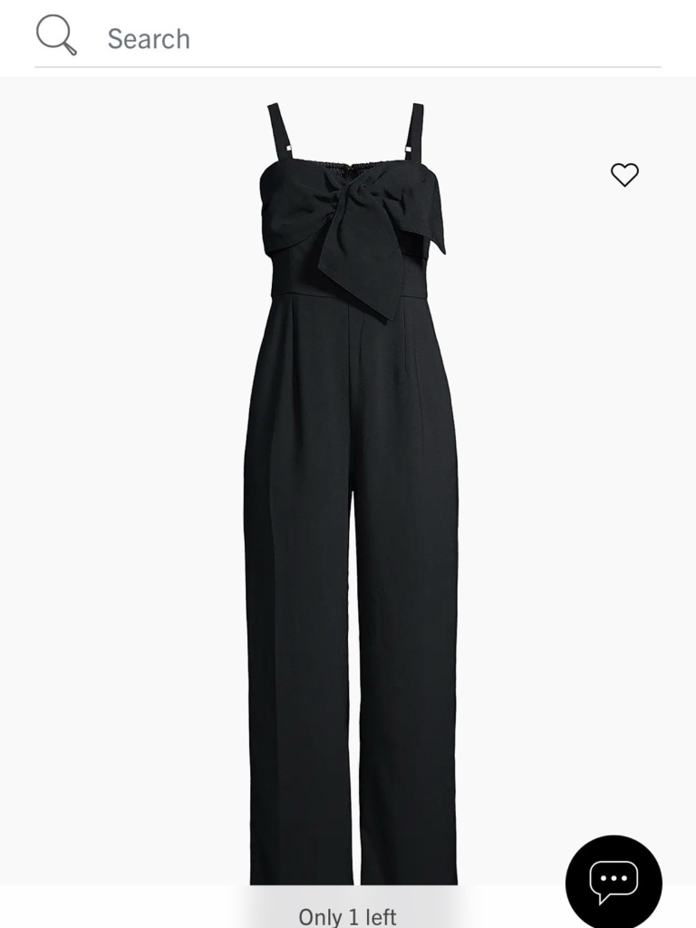 Lilly Pulitzer Black Bow-Front Strap Jumpsuit